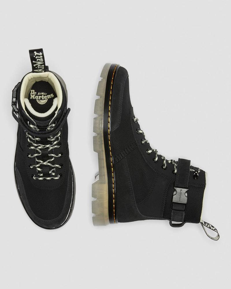 Men's Dr Martens Combs Tech Iced Casual Boots Black | AU 463KOR